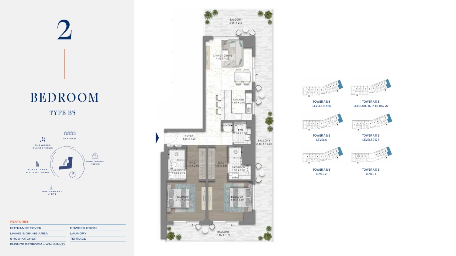 2 BR - Type B